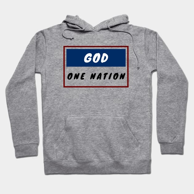 One Nation Under God | Christian Hoodie by All Things Gospel